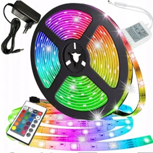 LED RGB PÁSIK 5M+OVLÁDAČ / 140lm