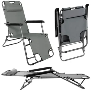 EREN/ ZÁHRADNÁ  ,PLÁŽOVÁ STOLIČKA LEHATKO ,SKLADACIA OPIERKA HLAVY, STOLIČKA 2V1