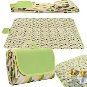 Eren/ PLÁŽOVÁ PIKNIKOVÁ DEKA VODEODOLNÁ DEKA 200X200CM S PRENOSNÝM POUZDROM