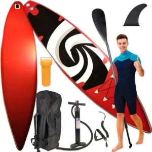 SUP PADLE BOARD 380 CM NA PLÁVANIE ODOLNÝ NAFUKOVANÝ SET + PÁDLO + PUMPA