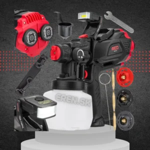 Lakovacia, Striekacia pištoľ s LED osvetlením , 650 W | RED TECHNIC
