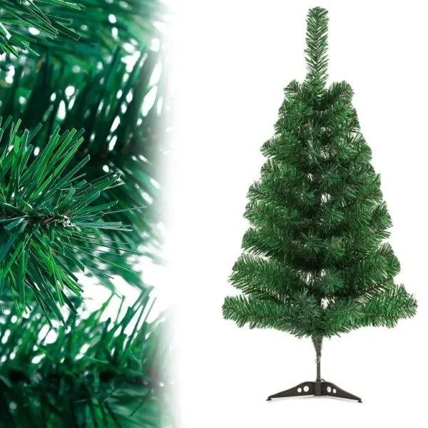 ⭐️ 120 cm VIANOČNÝ STROMČEK UMELÝ ZELENÝ  JEDĽA HRUBÁ AKO ŽIVÁ + STOJAN ⭐️ - Image 2
