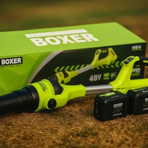 BOXER Aku fúkar na listie s teleskopickým telom 2x Baterie 48v